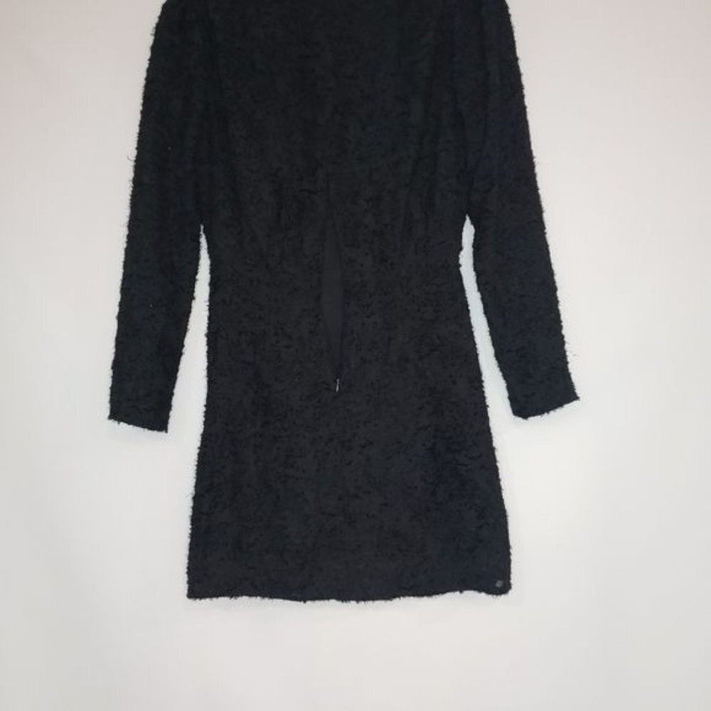 NWT WAYF Rae Puff Sleeve Rouche‎ Textured Mini Dres - Picture 6 of 14